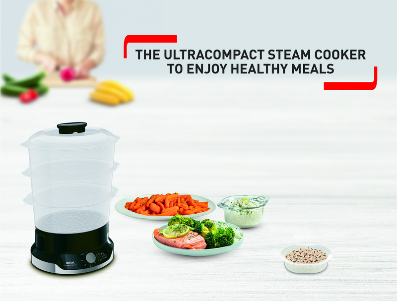 TEFAL VC2048 9L Ultracompact Food Steamer