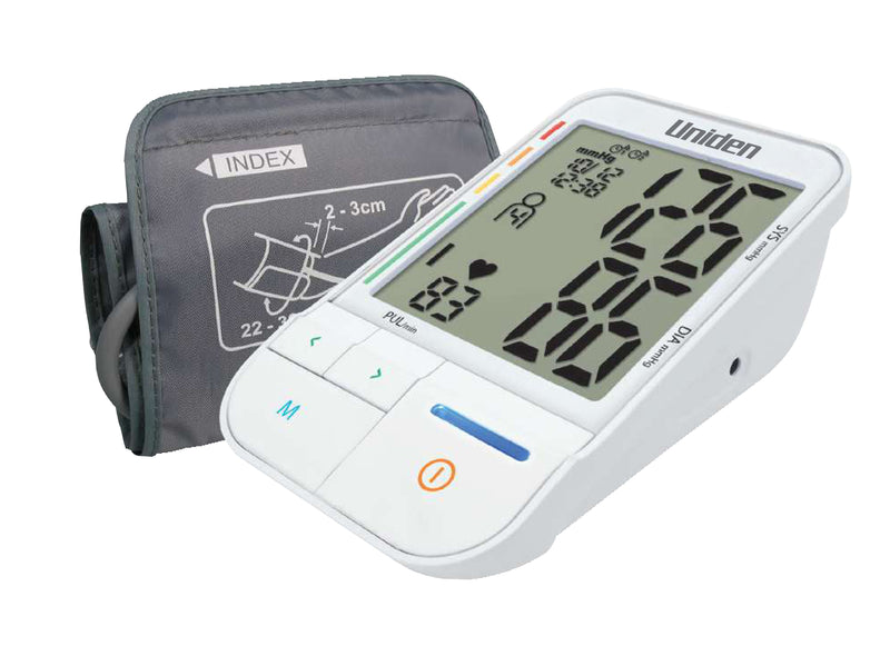 UNIDEN AM2305 4.8" XL Display Inflation Technology Blood Pressure Monitor