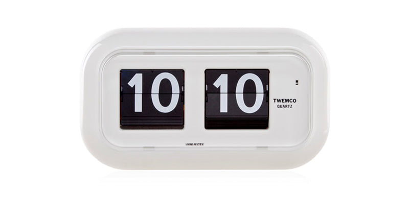 TWEMCO Battery Quartz Table/Wall Flip Clock QT-35