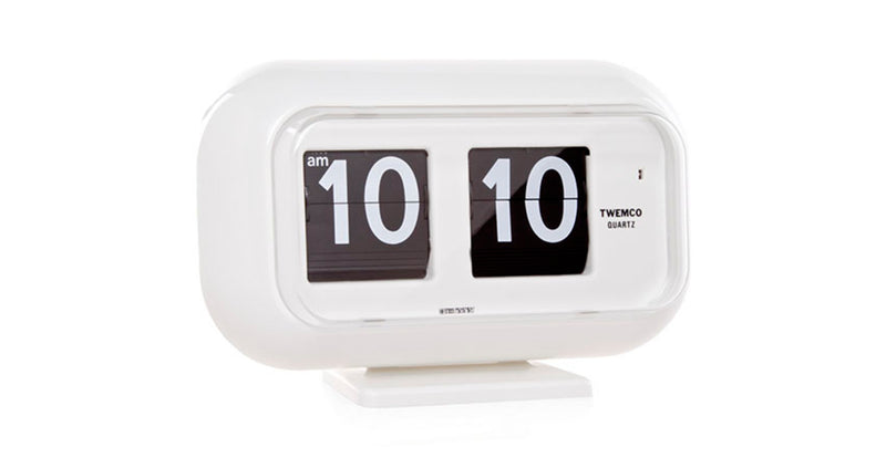 TWEMCO Battery Quartz Table/Wall Flip Clock QT-35