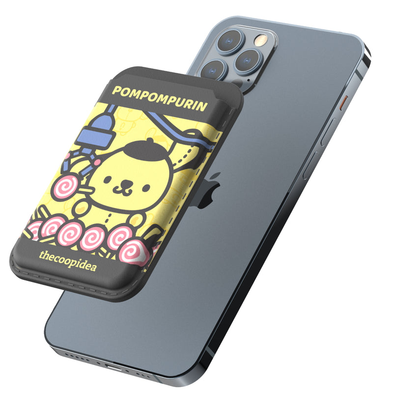 thecoopidea Sanrio Pompompurin WELT Magnetic Card Wallet
