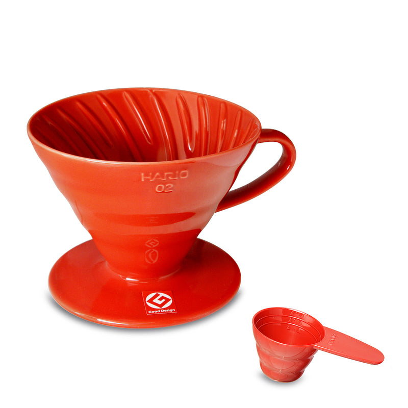 HARIO CERAMIC COFFEE DRIPPER V60-02R