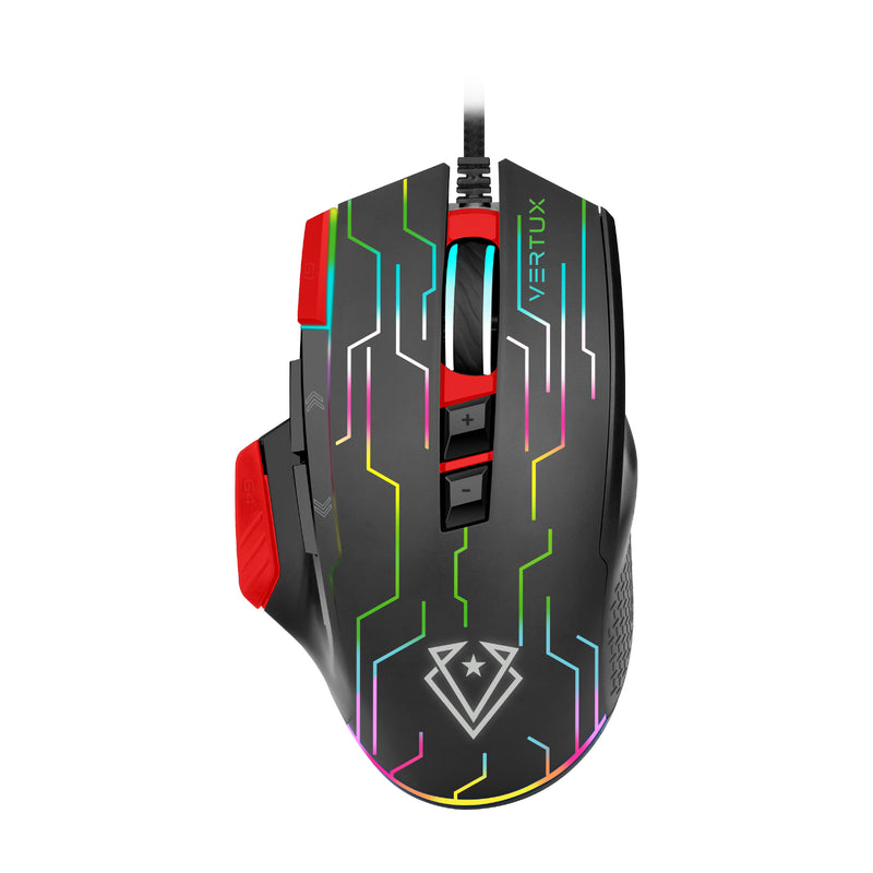 VERTUX Kryptonite Superior Quick Performance 10K DPI Wired Gaming Mouse