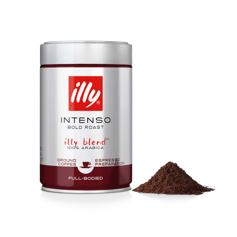 Illy Intenso Espresso Ground Coffee 250g