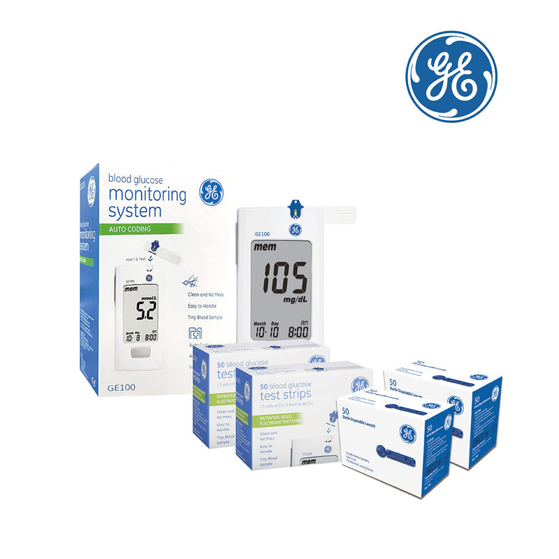 GE GE100 Blood Glucose Monitor Set