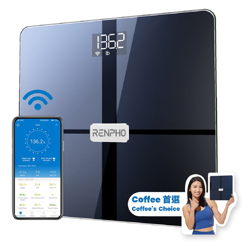 RENPHO Smart Body Fat Scale - Premium (With Wifi)