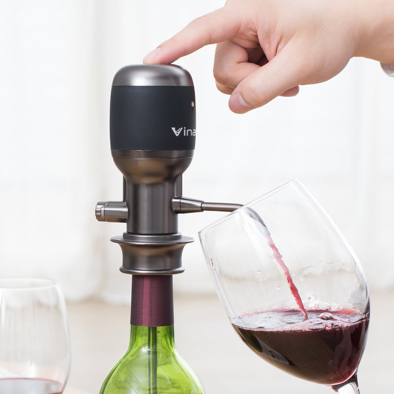 VINAERA Pro Adjustable Electronic Wine Aerator Professional Edition MV7