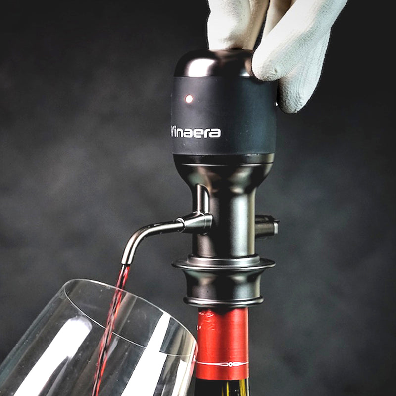 VINAERA Pro Adjustable Electronic Wine Aerator Professional Edition MV7