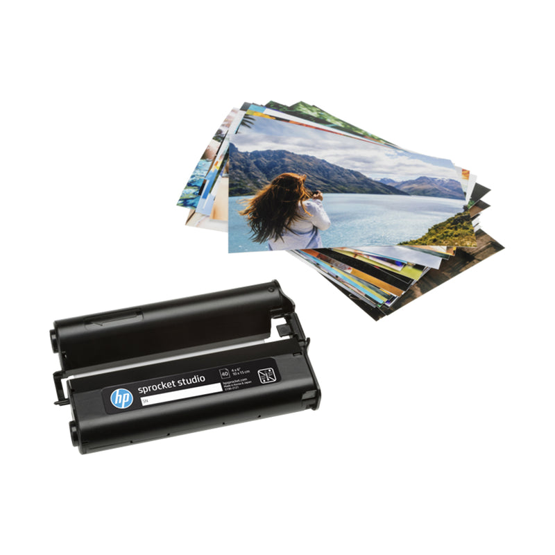HP 惠普 Sprocket Studio 4R熱昇華相紙和墨盒 (HPISC80)