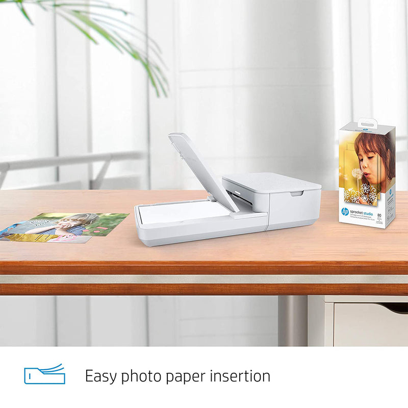 HP 惠普 Sprocket Studio 4R熱昇華相紙和墨盒 (HPISC80)