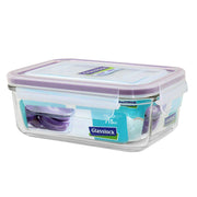 Glasslock 韓國製長形玻璃盒715毫升