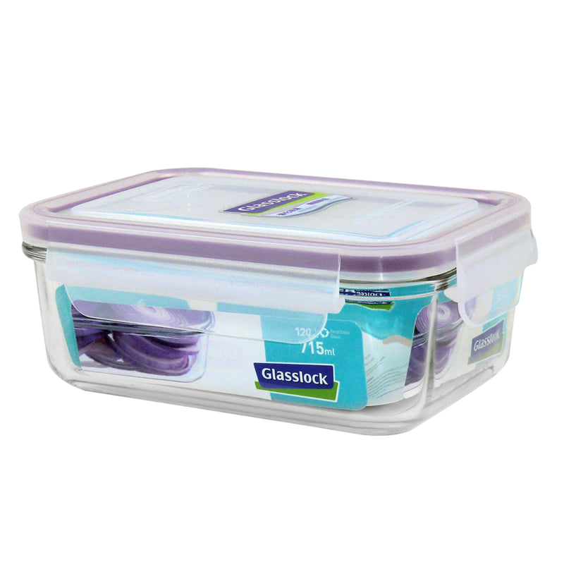 Glasslock Rectangular Food Container 715ml