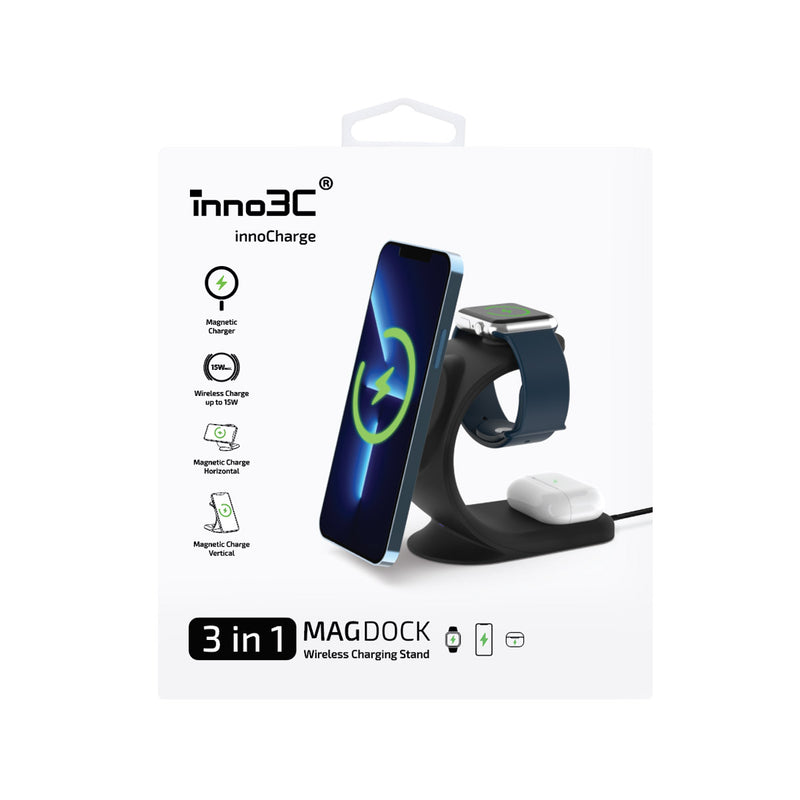 inno3C i-MC3 3 in 1 Magdock Wireless Charging Stand