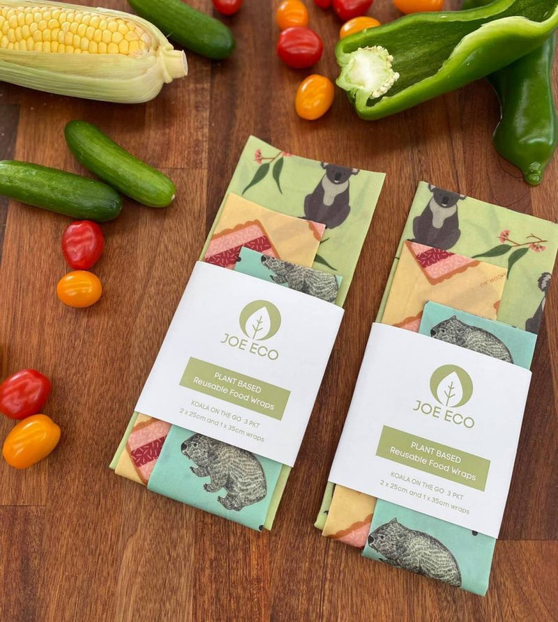 Joe Eco Plant Based Food Wraps - Koala 3 Packs