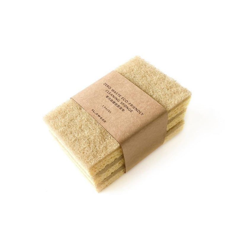 Slowood Natural Cellulose Dish Washing Sponges (3Pcs)