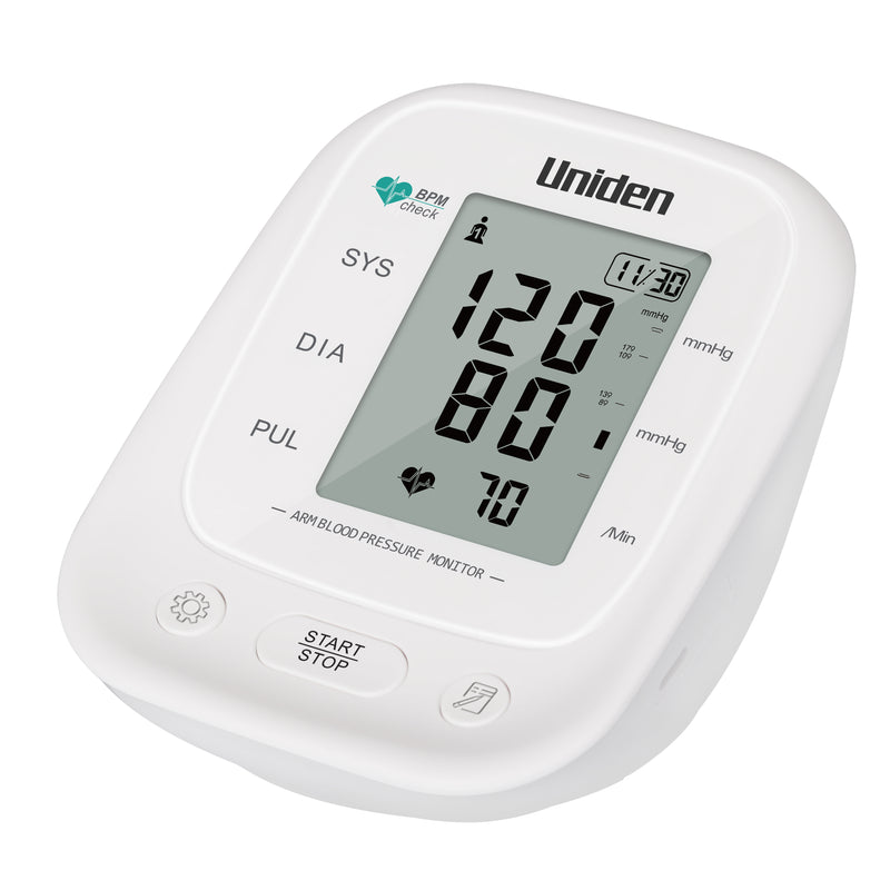 UNIDEN 3" Display Inflation Technology Blood Pressure Meter AM2307