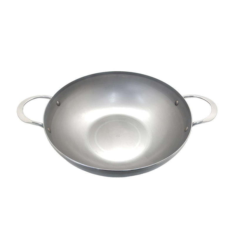 de Buyer Mineral B professional wok with 2 handle 32CM - Hong Kong Limited Edition
