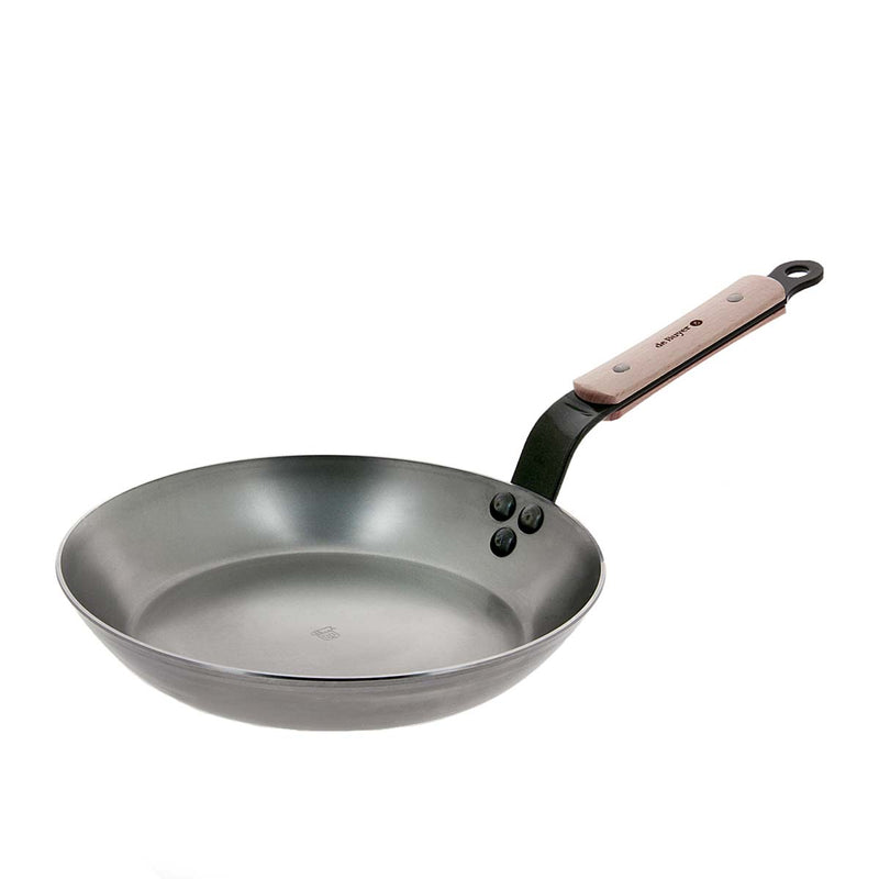 de Buyer 櫸木系列 原礦蜂蠟平底鐵煎鍋 28cm