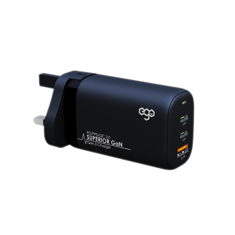 ego 65W Superior GaN 3 USB charger Power Charger