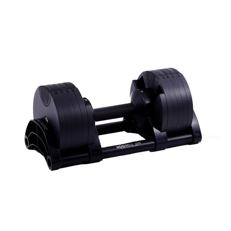 NÜO NÜOBELL ADJUSTABLE DUMBBELL (Set of 2kg-20kg) - ALL BLACK Version (1 Piece)