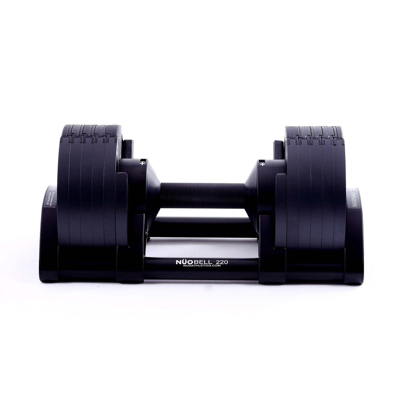 NÜO NÜOBELL ADJUSTABLE DUMBBELL (Set of 2kg-20kg) - ALL BLACK Version (1 Piece)