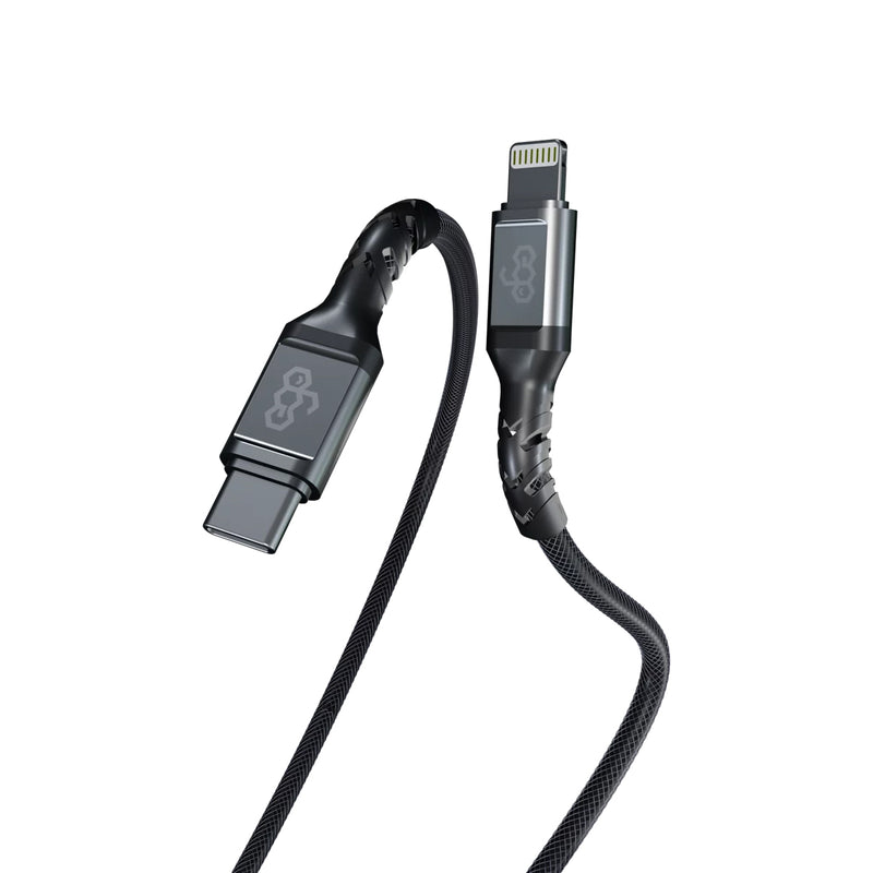 ego CTL-20GREY WIRY MAX Type-C to Lightning Cable - 2M