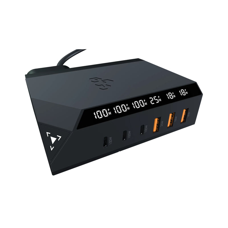 ego EX120 EXINNO 120W Real-time Wattage Panel 6 Ports USB Charger