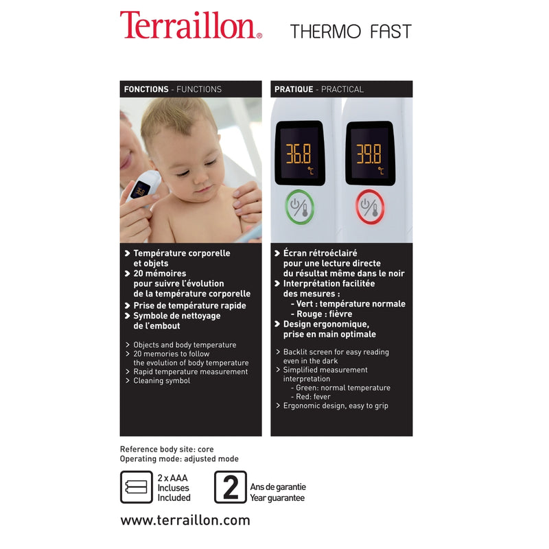 TERRAILLON 3in1 Thermo Fast Thermometer 14771