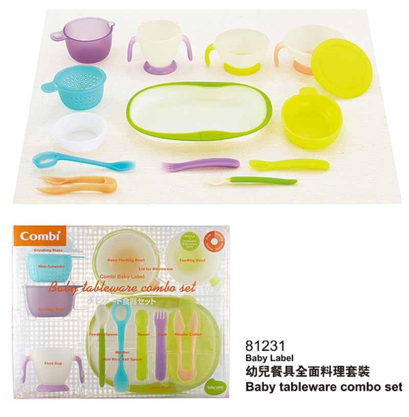 Combi Baby Tableware Combo Set
