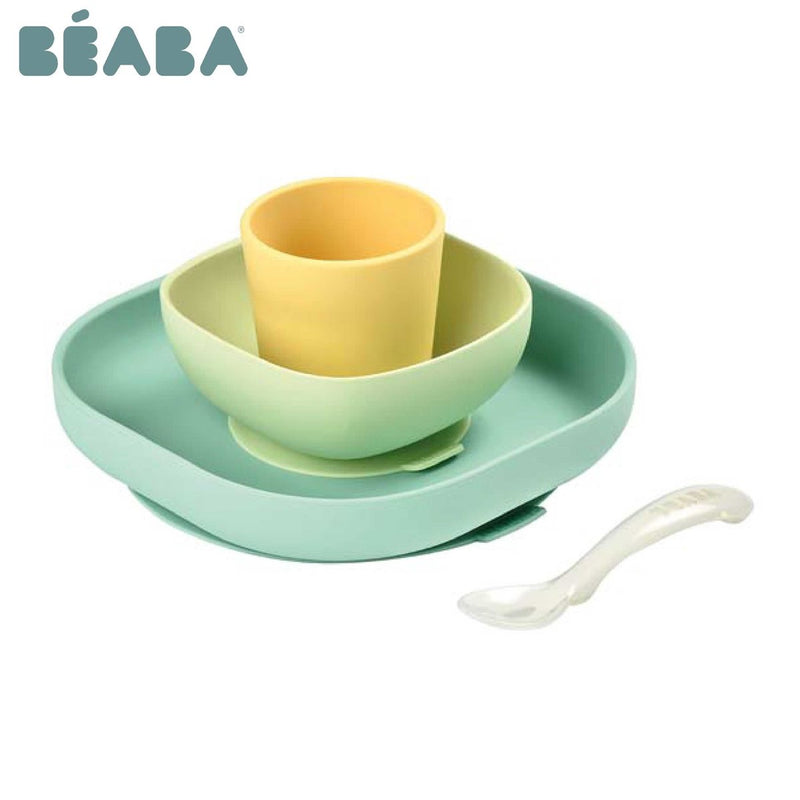 Beaba 矽膠餐具套裝（四件裝）