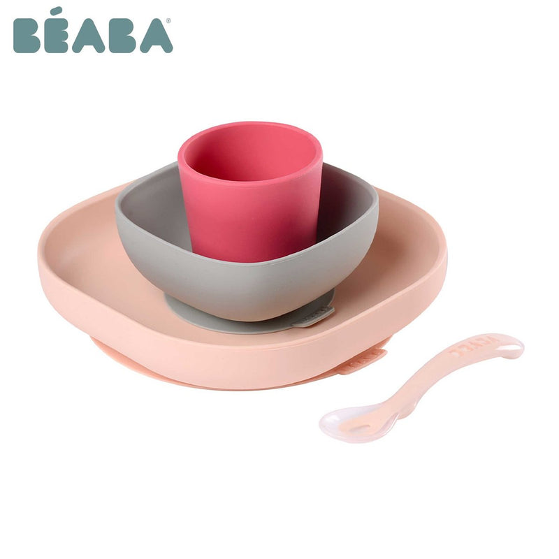Beaba 矽膠餐具套裝（四件裝）