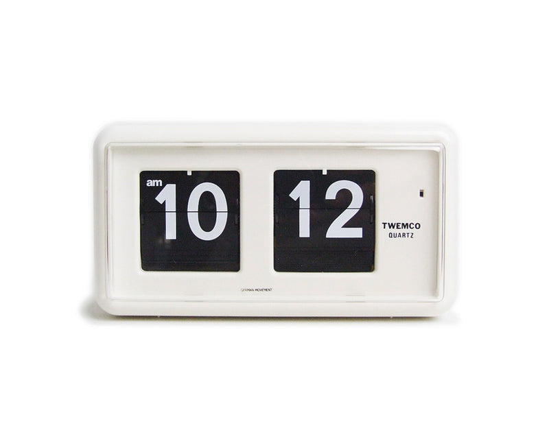TWEMCO Battery Quartz Table/Wall Flip Clock QT-30