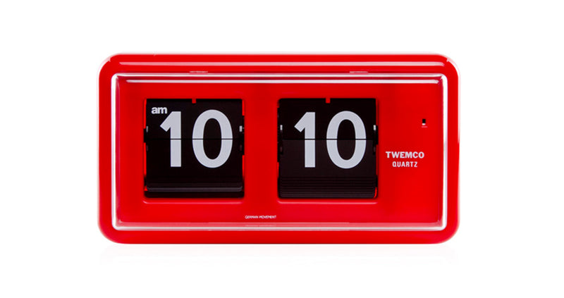 TWEMCO Battery Quartz Table/Wall Flip Clock QT-30