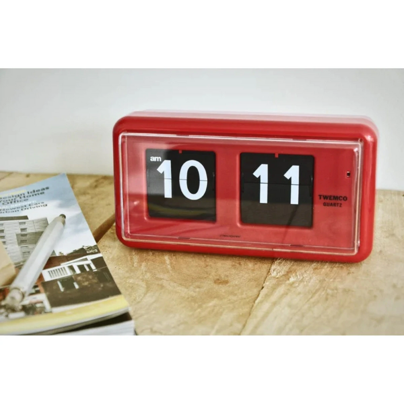 TWEMCO Battery Quartz Table/Wall Flip Clock QT-30