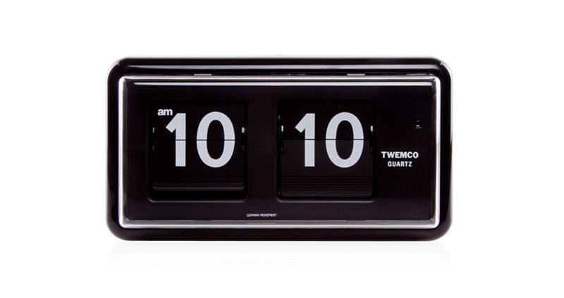 TWEMCO Battery Quartz Table/Wall Flip Clock QT-30