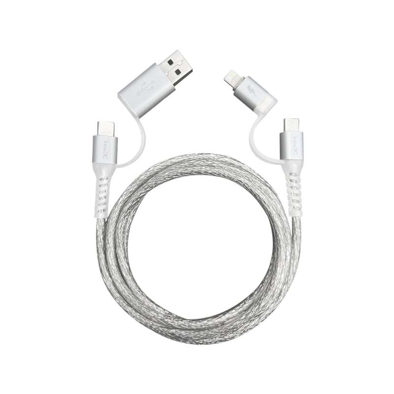 inno3C i-4LA-12 4 in 1 Lightning/Type-C to USB/Type-C Cable