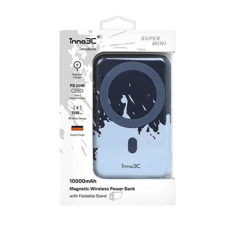inno3C 創品 i-MW10 磁吸無線移動電源帶折疊支架