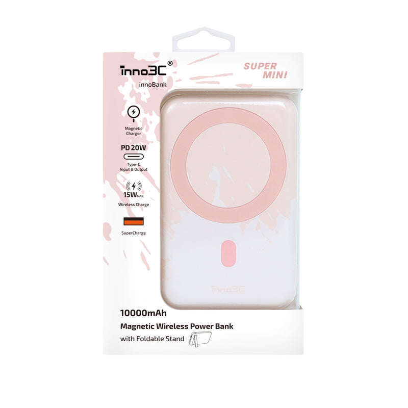 inno3C 創品 i-MW10 磁吸無線移動電源帶折疊支架
