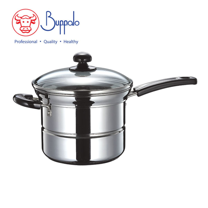 Buffalo MULTIPOT WITH STRAINER AND STEAMING PLATE (21X16CM/3.5L)