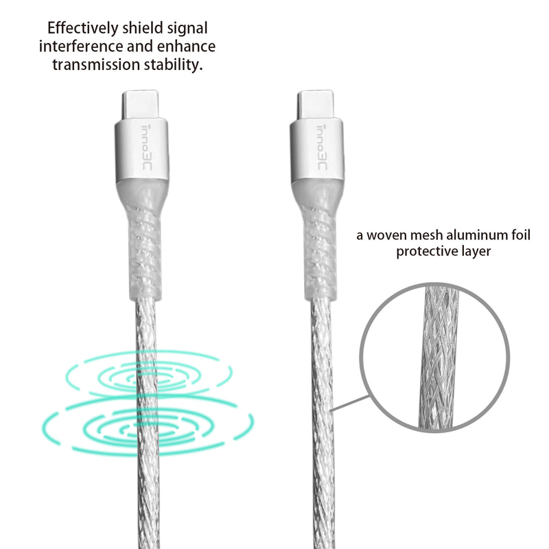 inno3C 創品 i-100CA-20 Type-C to Type-C 100W 線 (2米)