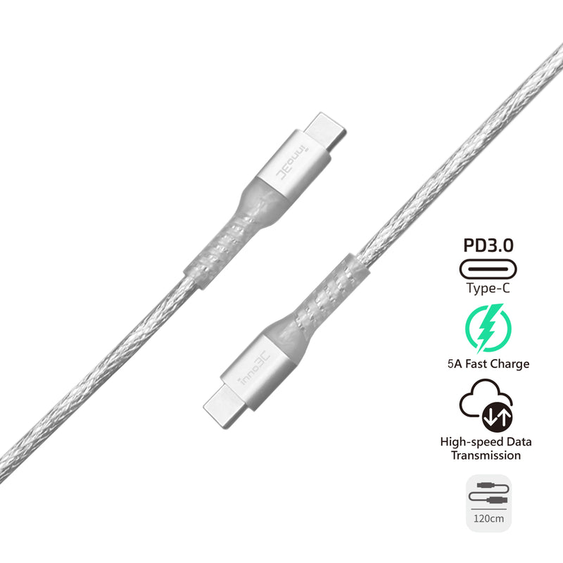 inno3C i-100CA-12 Type-C to Type-C 100W Cable 1.2M