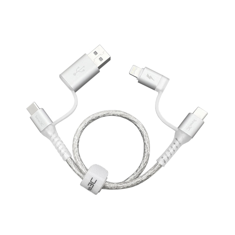 inno3C i-4LA-03 4 in 1 Lightning/Type-C to USB/Type-C Cable (0.3m)