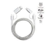inno3C i-4MA-12 4 in 1 Micro/Type-C to USB/Type-C Cable (1.2M)