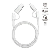 inno3C i-4MB-12 4 in 1 Micro/Type-C to USB/Type-C Cable 1.2M