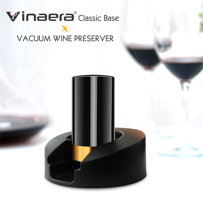 VINAERA Classic Base With Vacuum Wine Preserver