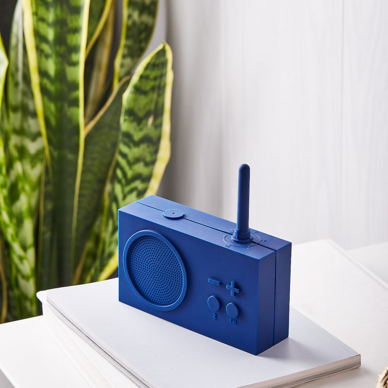 Lexon Tykho 3 FM Radio & Bluetooth Speaker (DARK BLUE)