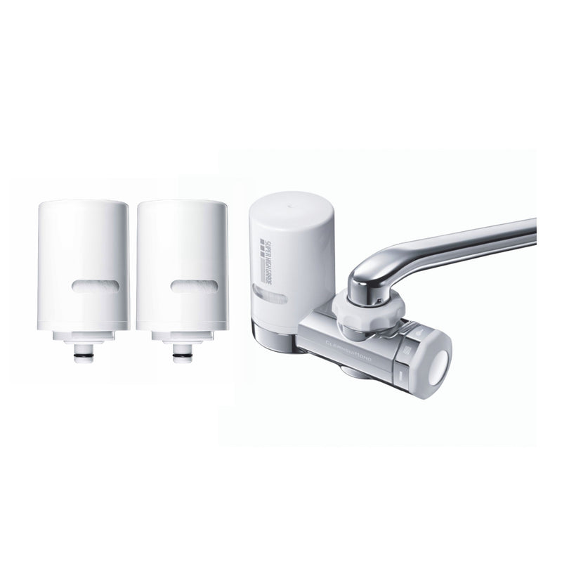 Cleansui EF201 Faucet Mounted Water Purifier with Extra 2 Filter (EFC21) Pack Set