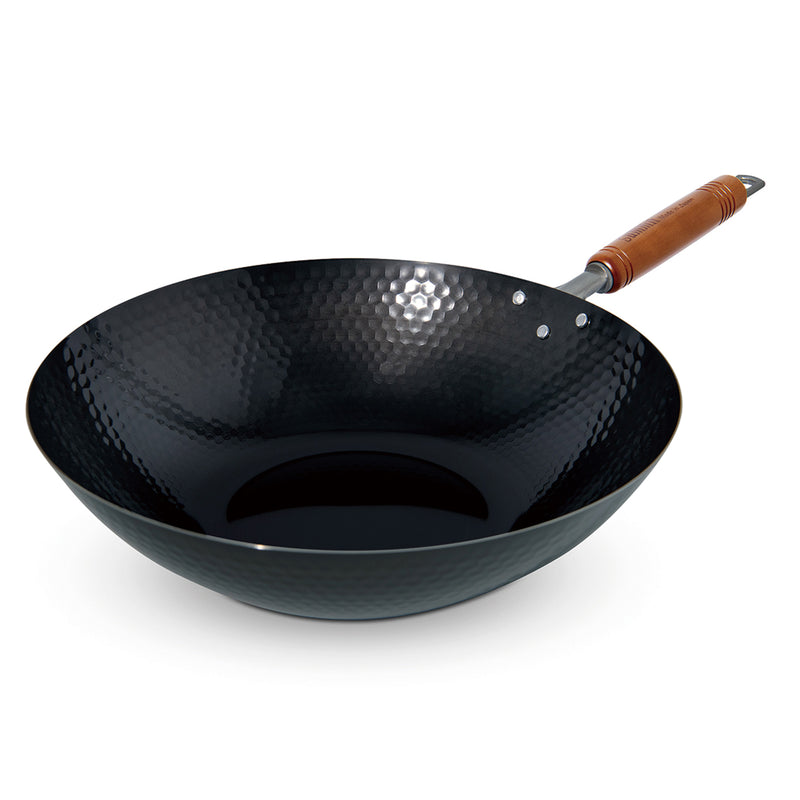 Summit TSUBAME IH Embossed Beijing Style Wok  33cm