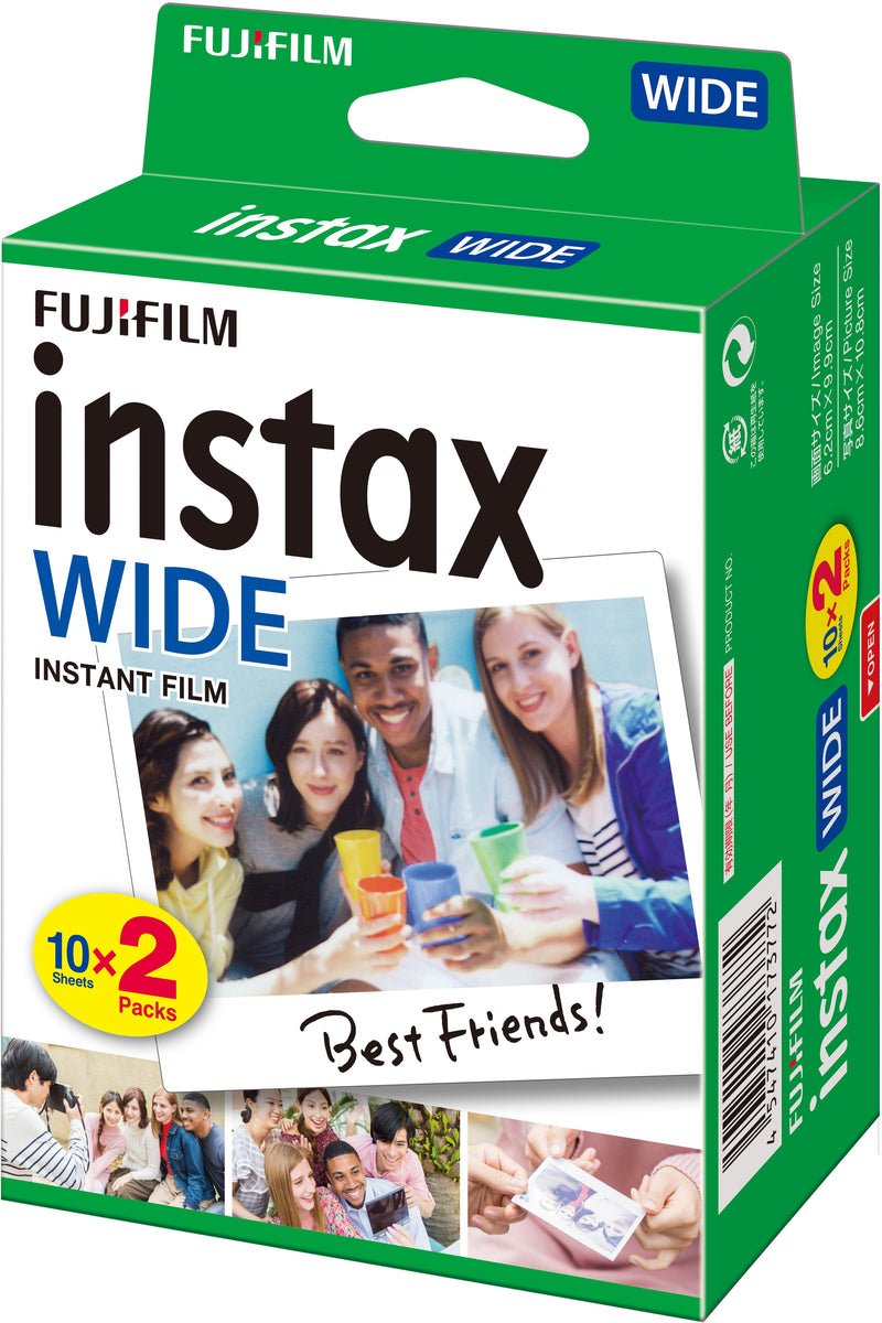 FUJIFILM instax Wide Film 2-Pack (10pcs x2)