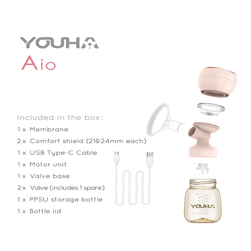 Youha Aio Electric Breast Pump & Lactation Massager